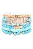 Load image into Gallery viewer, &quot;FAITH&quot; CHARM BEADS BRACELET BLUE