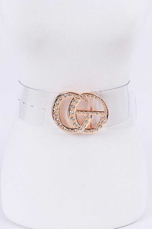 Oversized Stone Buckle Plus Size Belt