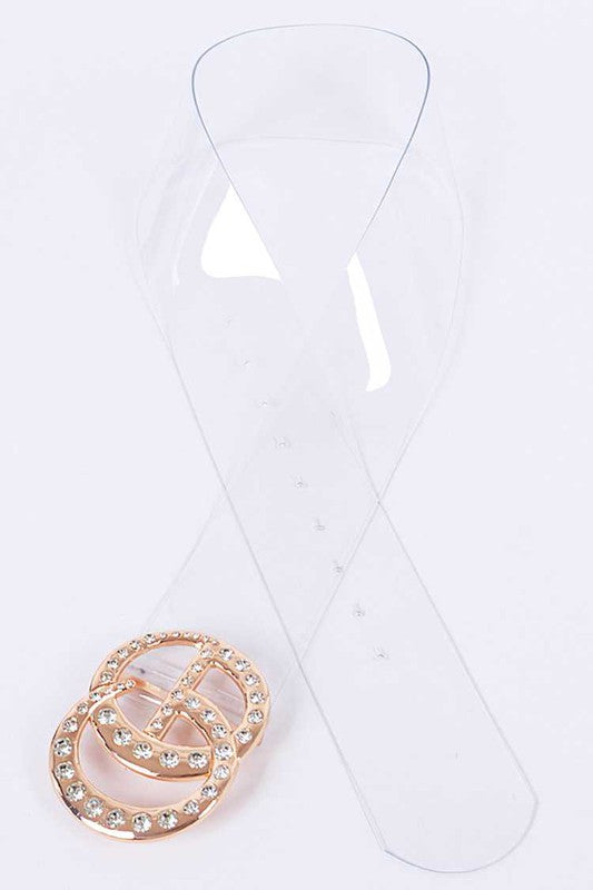 Oversized Stone Buckle Plus Size Belt