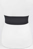F Iconic Buckle Elastic Plus Size Belt black
