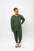 Zenana Army Green Buttery Soft Legging Matching Set
