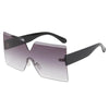Load image into Gallery viewer, &quot;Blockers&quot; Black Square Oversized Rimless Shades Sunglasses 