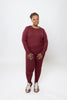 Zenana Burgundy Buttery Soft Legging Matching Set