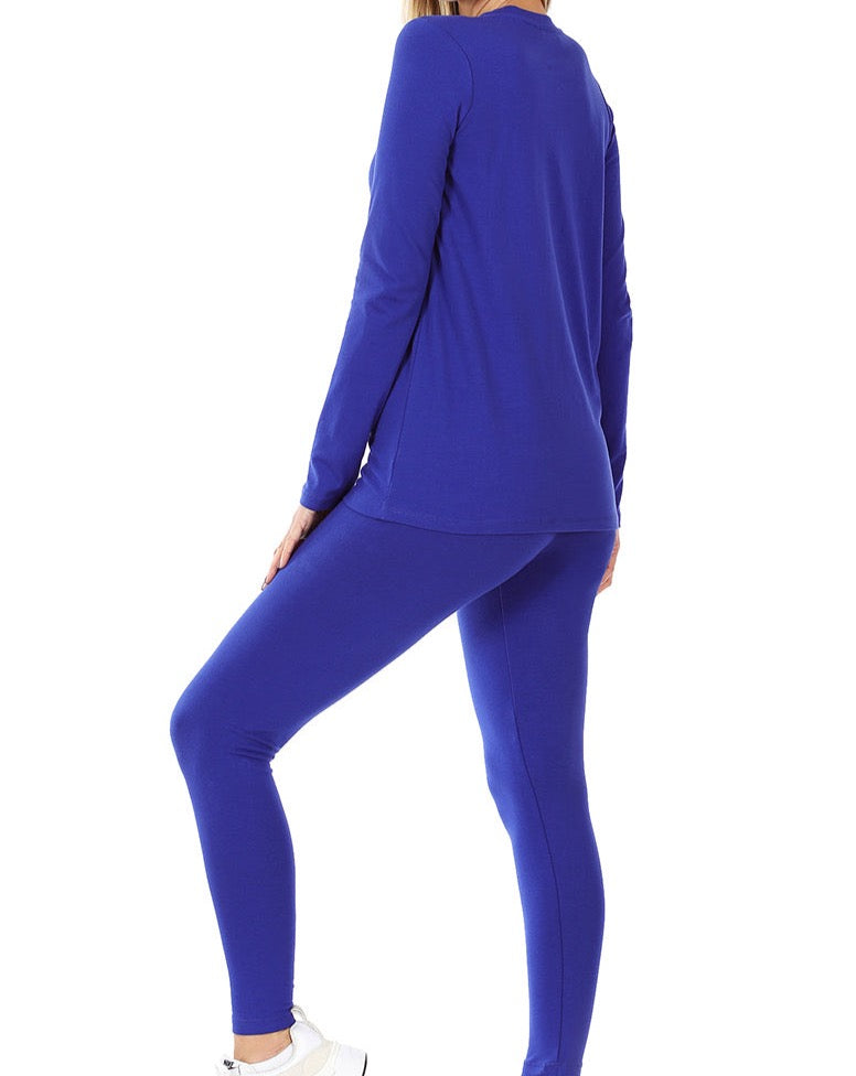 COTTON LEGGINGS SET