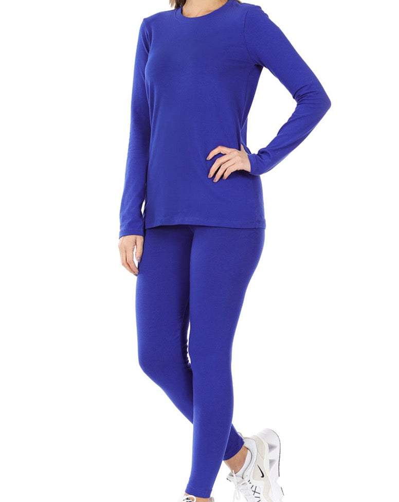 COTTON LEGGINGS SET