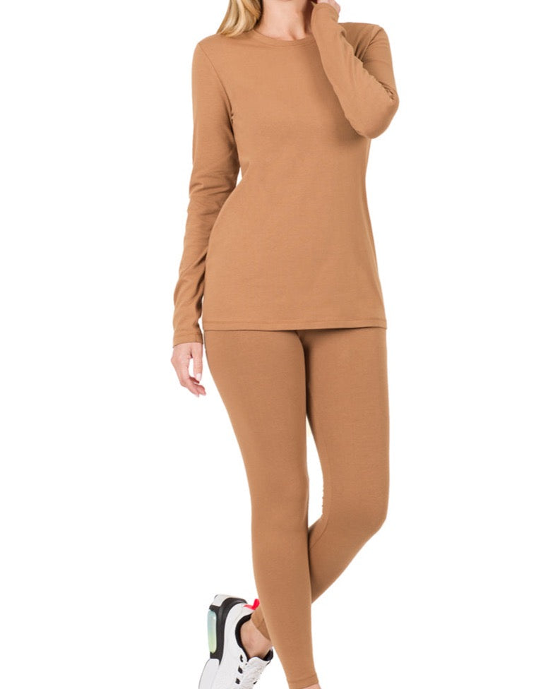 COTTON LEGGINGS SET