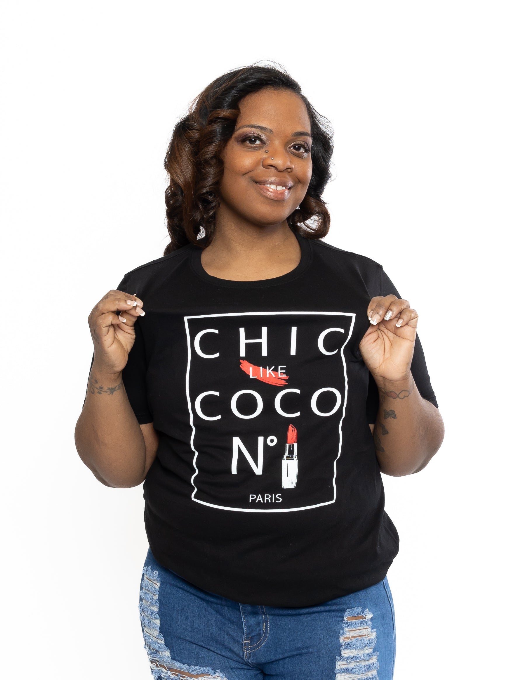 Catch This Tea Shirts Chic Like Coco Unisex Sweatshirt Xs