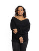 Chunk Knit Sweater Black