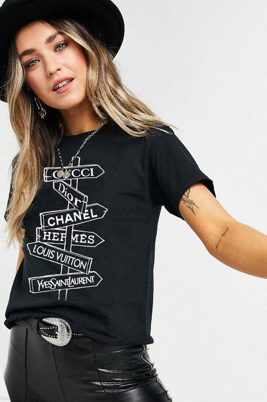 Designer Rodeo Drive Black t-shirt