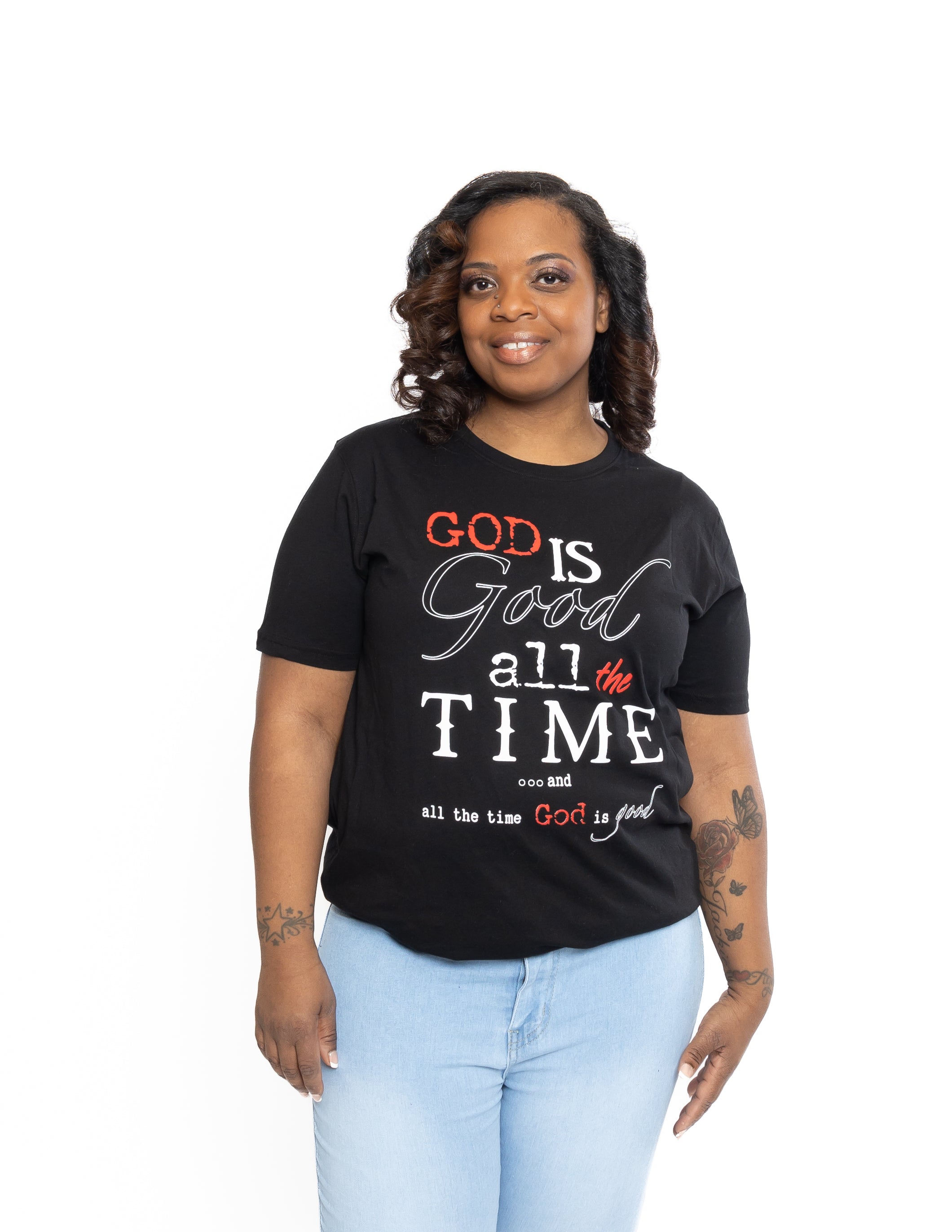 God is Good Black T Shirt