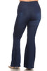 Plus High Waist Dark Denim Jeans