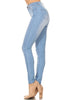 Light Wash High Waist Stretch Skinny Jeans