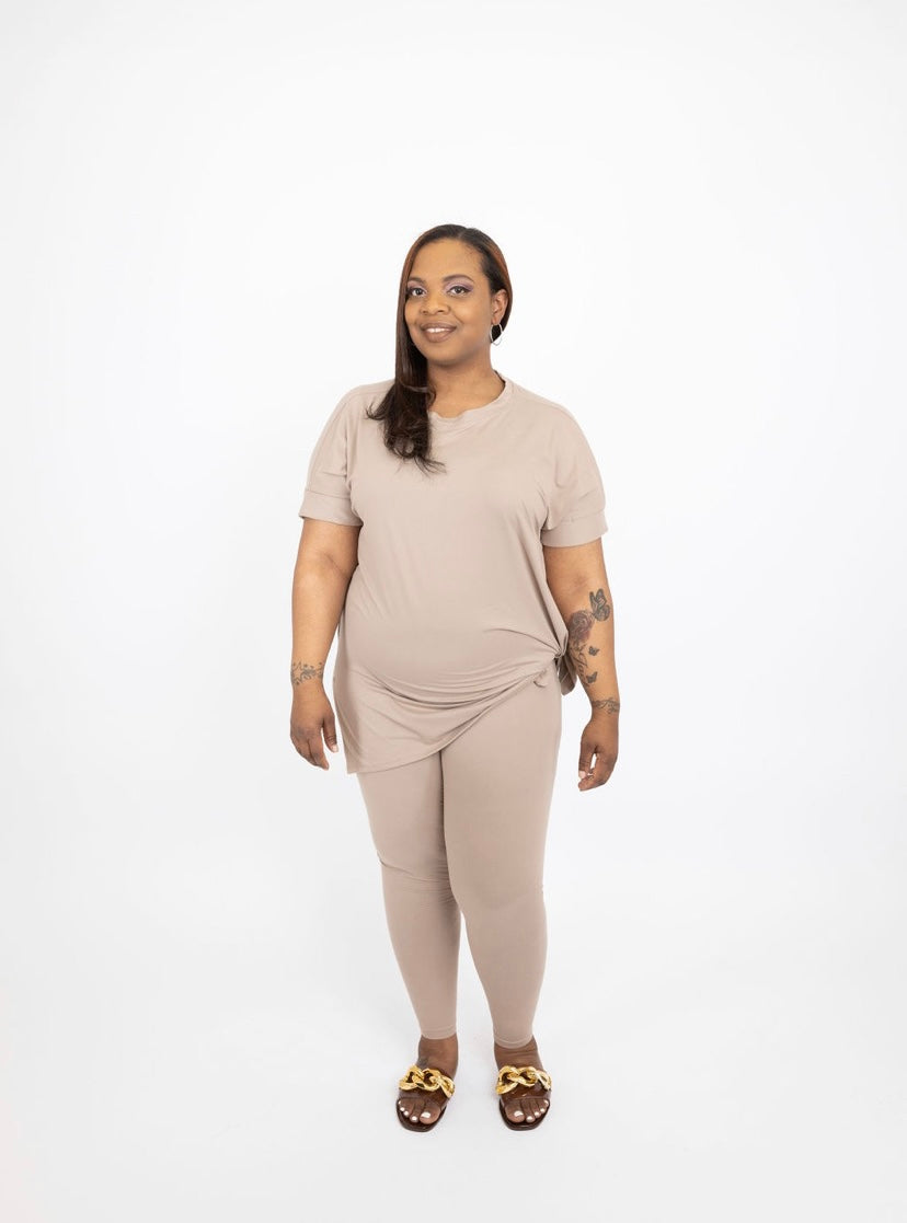 Plus Buttery Soft 2 Piece Lounge Wear Set Zenana
