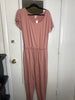 Plus Casual Short Sleeve Jumpsuit with Drawstring Waist Capella