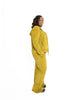 Olive Mustard Loop Terry Jacket Pants Set