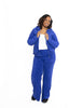 Load image into Gallery viewer, Blue Loop Terry Jacket Pants Set