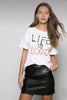 Load image into Gallery viewer, Life Is G.u.c.c.i black t-shirt