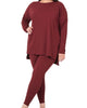Dk Burgundy Legging Set