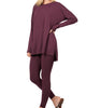 Eggplant Longsleeve Loungewear set