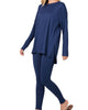 LT Navy Long Sleeve Loungewear Set