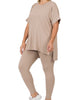 Plus Buttery Soft 2 Piece Lounge Wear Set Zenana