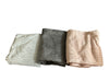 throw plush blanket plush pink, dark grey and light grey