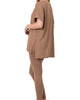 Mocha Buttery Soft 2 Piece V Neck LoungeWear