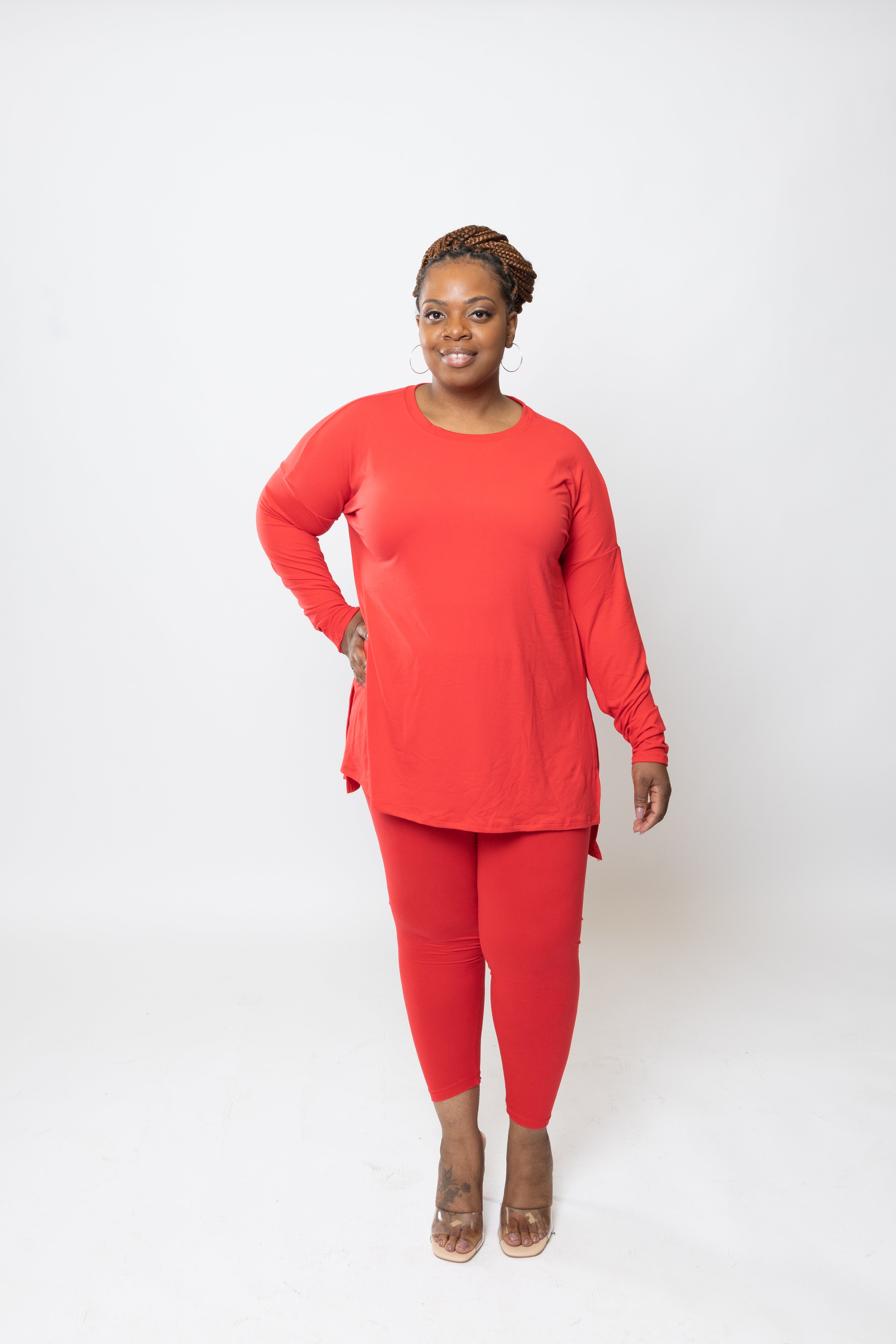 Zenana ruby legging microfiber set buttery soft