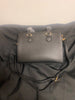 Load image into Gallery viewer, black vegan leather crossbody